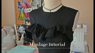 How to make Ruffle Top Moulage tutorial [upl. by Enitsud]