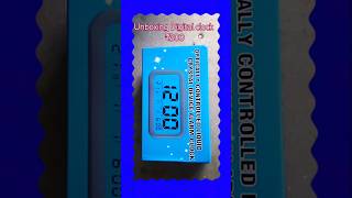 Digital alarm clock unboxing review shortsfeed ytshorts amazon gadgets hanumankind [upl. by Adyeren]