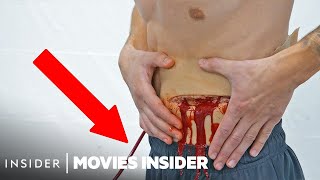 How Bleeding Prosthetics Are Created For Movies And TV  Movies Insider [upl. by Melitta800]