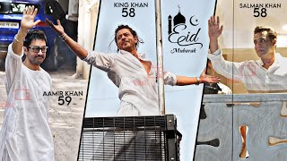 Salman Khan Shahrukh Khan Aamir Khan EID 2024  EIDUlFitr  3 Khans of Bollywood [upl. by Ivz]