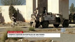 Tiraron cadáver en portales de San Pedro [upl. by Salisbarry895]