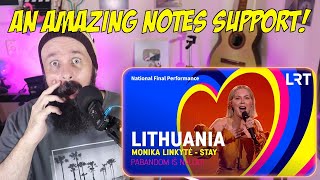 HEAVY METAL SINGER REACTS TO MONIKA LINKYTE STAY  REACTION [upl. by Esme]