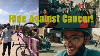 Ride Against Cancer  Ideal Model School Dhobighat  cycling [upl. by Mij]