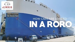 How Cars Are Loaded In A RoRo Ship Yokohama Port [upl. by Mosora]