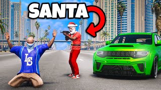 I became SANTA in GTA 5 RP [upl. by Devlin]