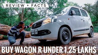 MARUTI WAGONR UNDER 125 LAKH HONEST REVIEW amp OPINION [upl. by Ahsatan228]