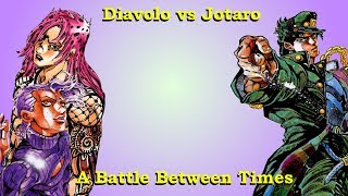 Diavolo vs Jotaro A Battle Between Times [upl. by Rubliw352]