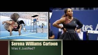 Serena Williams controversy US open Cartoon [upl. by Betthezel]