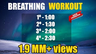 EASY 4 rounds Wim Hof breathing to overcome 2 minutes retention [upl. by Atiseret]