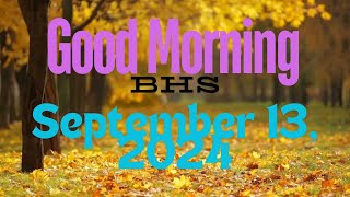 Barberton High School Morning Announcements for Friday September 13 2024 [upl. by Ramsey573]