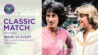 Chris Evert vs Virginia Wade  Wimbledon 1977 Semifinal  Full Match [upl. by Annod]