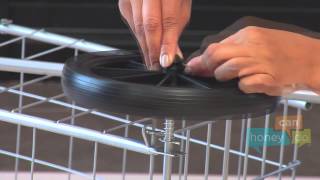 HoneyCanDo CRT01640 High Performance Folding Utility Cart Instruction Video [upl. by Press9]