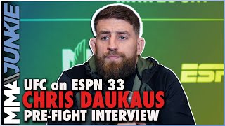 Chris Daukaus talks hardships of KO loss to Derrick Lewis I was in a dark place  UFC on ESPN 33 [upl. by Cruickshank]