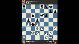 KASPAROV vs KARPOV Valencia Spain 2009 [upl. by Arvonio]