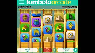 Tombola Egyptian spins and bonus rounds [upl. by Domenech584]