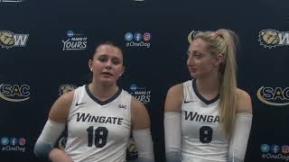 Wingate Volleyball Post Game Press Conference 1162024 [upl. by Clance]