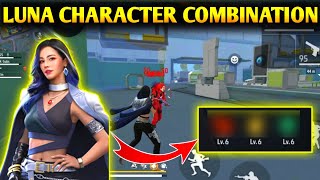 FREE FIRE LUNA CHARACTER COMBINATION  LUNA CHARACTER COMBINATION  FF LUNA CHARACTER COMBINATION [upl. by Nolrac]