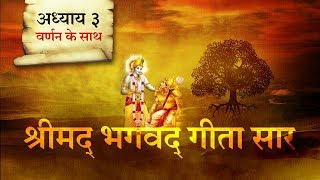 श्रीमद भगवत गीता सार अध्याय 3 Shrimad Bhagawad Geeta With Narration Chapter 3  Shailendra Bharti [upl. by Acilegna]