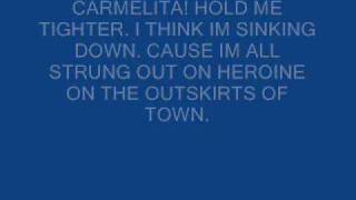 CarmelitaWarren Zevonwith lyrics [upl. by Daisie]