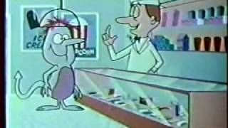 Vintage DriveIn Intermission Ad Alien visits snack bar for treats [upl. by Wareing]