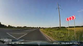 Driving in Arkhangelsk region Каргополь  Плесецк 08062024 timelapse 4x [upl. by Dyrraj]