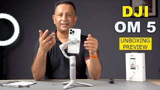 DJI OM 5 Unboxing amp Preview  New Smartphone Gimbal  OlizStore [upl. by Laertnom]