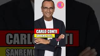 CARLO CONTI E LA FIGLIA DI FABRIZIO FRIZZI A SANREMO 2025 [upl. by Pru]