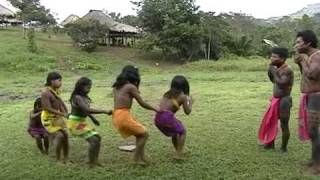 Panama  Embera Children Dance [upl. by Einaj490]