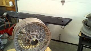 mgb 1969 mgb rims treatment spokes wire wheels [upl. by Geof883]