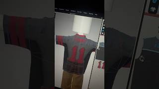 Jersey Design with Clo3d clo3d jerseydesign jersey clo3ddesigner [upl. by Gibert462]