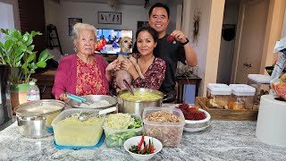 Khmer Homemade Nom Banh Chok Noodles [upl. by Sukhum]