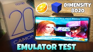 DIMENSITY 8020 EMULATOR TEST CITRA amp AETHERSX2 TECNO CAMON 20S PRO 5G  BNJ [upl. by Nosnibor326]