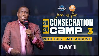 CONSECRATION CAMP 3  Day 1  26072024  AP JAMES KAWALYA  LIFEWAY CHURCH OF CHRIST  LUGALA [upl. by Tiff]