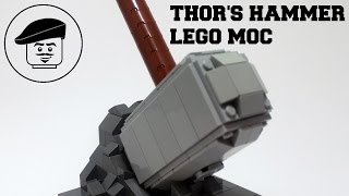 How To Build  Thors Hammer Lego MOC [upl. by Saravat]