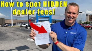 9 fees to NEVER pay a car dealership Tips on car buying how to negotiate and how to buy a car [upl. by Oinotla226]