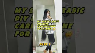 HairCare Routine for girls 🫧🎀 shorts haircare haircaretips bts trending beauty diy natural [upl. by Verne568]