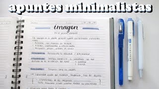 APUNTES ORGANIZADOS estilo MINIMALISTA  títulos tips y más  sofiapricot [upl. by Nerine527]