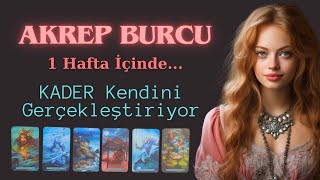 AKREP BURCU 1 Hafta İçinde KADER Kendini Gerçekleştiriyor [upl. by Hephzibah442]