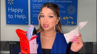 ASMR Rude Walmart cashier she quits 🤬 [upl. by Elpmet774]