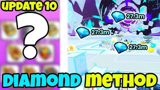 NEW OVERPOWERED F2P DIAMOND METHOD UPDATE 10 pet simulator 99 [upl. by Roseanne796]