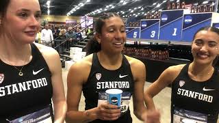 Stanford Women Win The NCAA DMR In DRAMATIC Fashion [upl. by Arlee593]