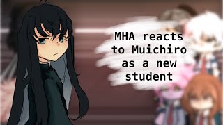 Mha react to muichiro as a new student 12  Discontinued [upl. by Lirrad612]