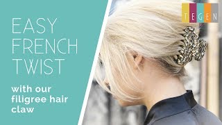 HOW TO DO A FRENCH TWIST [upl. by Roach]