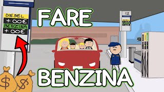 FARE IL PIENO DI BENZINA  Parodia Cartoon [upl. by Attwood]