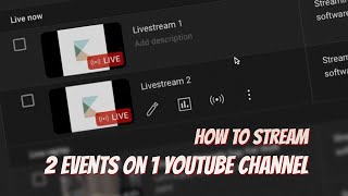 2 Livestreams 1 YouTube Channel [upl. by Alaikim527]