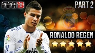 FIFA 13 Career Mode  RONALDO REGEN with Stats and Gameplay Part 2 [upl. by Beichner]