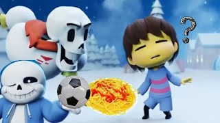 To the bone but Papyrus cant stop talking about spaghettis and Sans wants everyones balls [upl. by Kciderf]