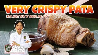 CRISPY PATA na TUMATAGAL ang LUTONG at MOIST and TENDER ang LAMAN MrsGalangs Kitchen S15 Ep1 [upl. by Vanda532]