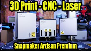 Snapmaker Artisan Premium  All In One 3D Printer CNC amp Laser Review  Part 1 [upl. by Rendrag]