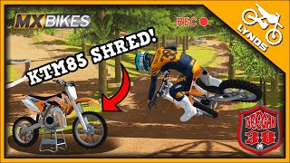 Dangerboy Deegan SHREDS Washougal  KTM85 Supermini Gameplay MX Bikes [upl. by Arol]